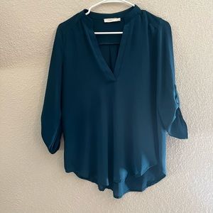 Teal Blue Blouse